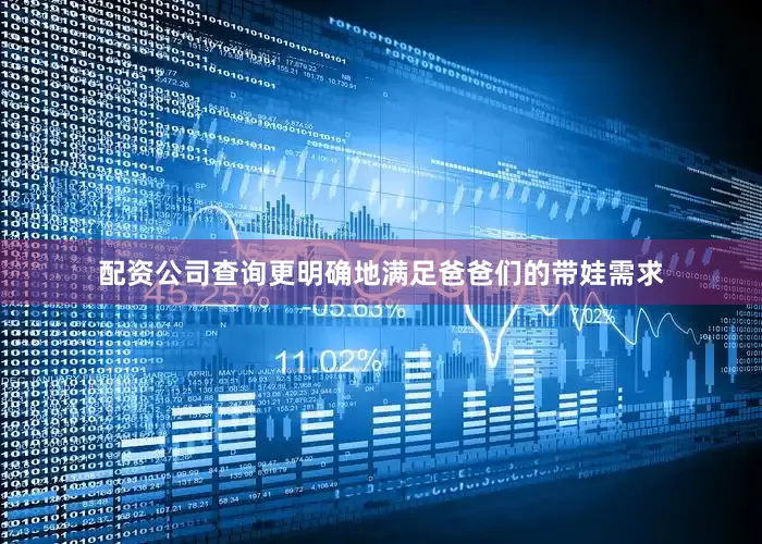 配资公司查询更明确地满足爸爸们的带娃需求